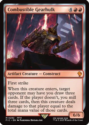 Combustible Gearhulk (Surge Foil)