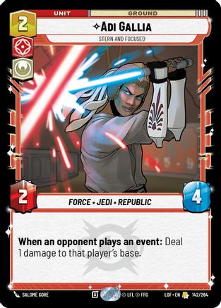 Adi Gallia - Stern and Focused