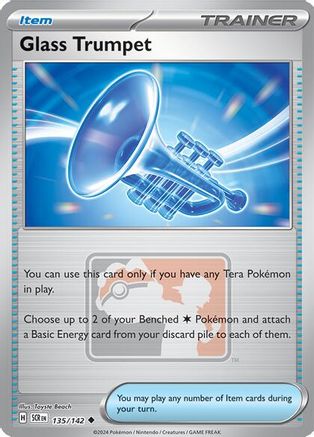 League & Championship Cards Glass Trumpet #135