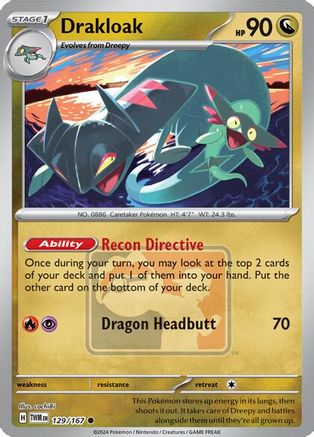 League & Championship Cards Drakloak #129