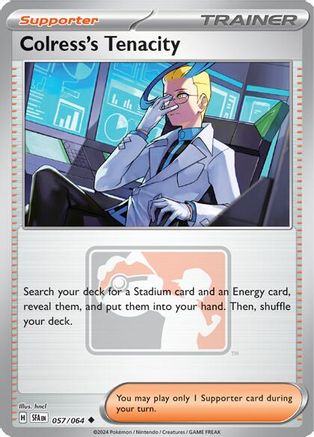 League & Championship Cards Colress's Tenacity #057