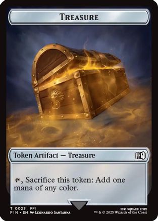 FINAL FANTASY Treasure (0023) // Copy (0001) Double-Sided Token #23