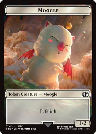 FINAL FANTASY Moogle (0011) // Copy (0001) Double-Sided Token #11
