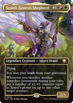 Commander: Edge of Eternities Szarel, Genesis Shepherd (Borderless) #4