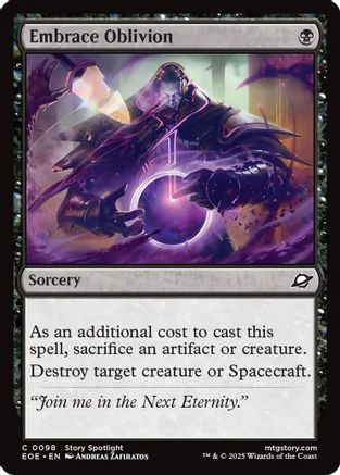 Edge of Eternities Embrace Oblivion #98
