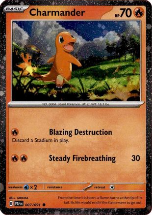 Miscellaneous Cards & Products Charmander - 007/091 (Cosmos Holo) #007