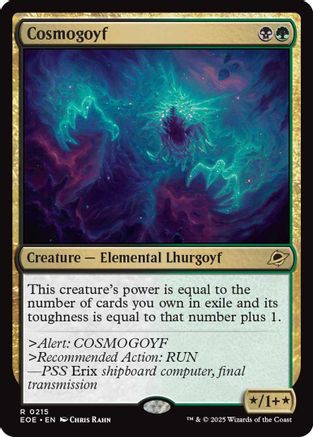 Edge of Eternities Cosmogoyf #215