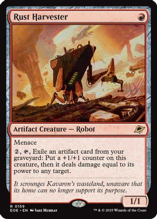 Edge of Eternities Rust Harvester #159