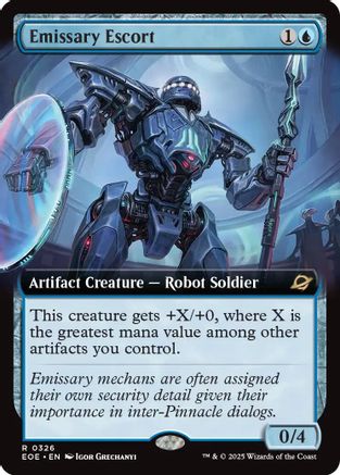 Edge of Eternities Emissary Escort (Extended Art) #326
