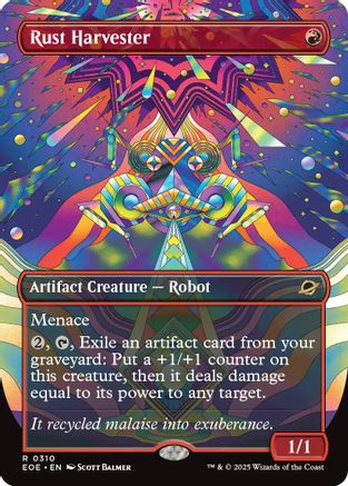 Edge of Eternities Rust Harvester (Borderless) #310