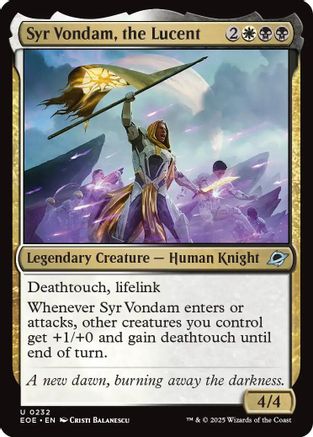 Edge of Eternities Syr Vondam, the Lucent #232