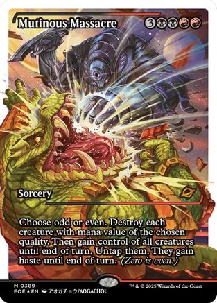 Mutinous Massacre (Showcase) (Fracture Foil)