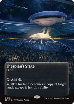 Thespian's Stage (0179) (Borderless) (Galaxy Foil)