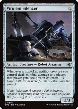 Edge of Eternities Virulent Silencer #248