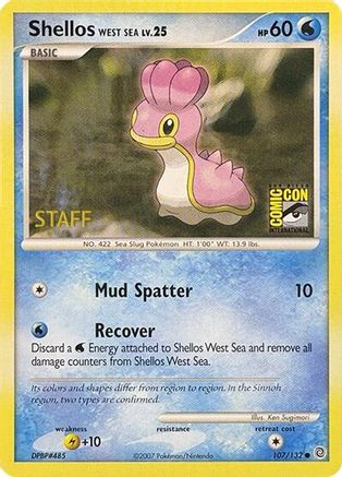 Miscellaneous Cards & Products Shellos West Sea (SDCC 2007 Staff) #107
