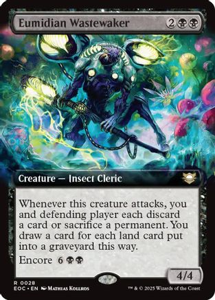 Commander: Edge of Eternities Eumidian Wastewaker (Extended Art) #28