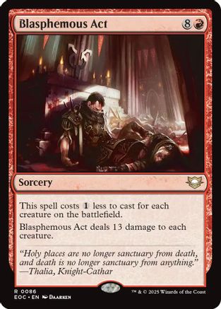 Commander: Edge of Eternities Blasphemous Act #86