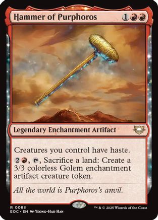 Commander: Edge of Eternities Hammer of Purphoros #88