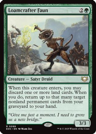 Commander: Edge of Eternities Loamcrafter Faun #99