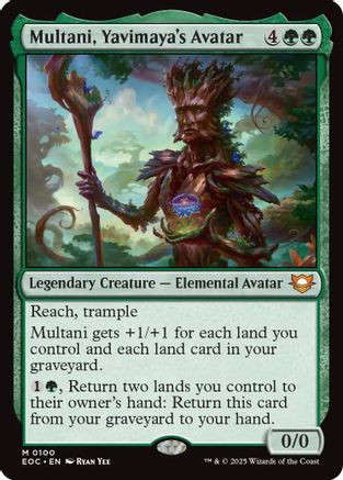 Commander: Edge of Eternities Multani, Yavimaya's Avatar #100