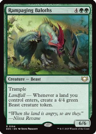 Commander: Edge of Eternities Rampaging Baloths #104