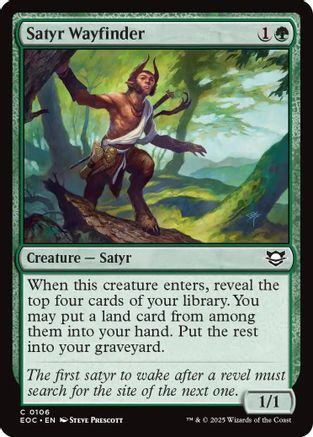 Commander: Edge of Eternities Satyr Wayfinder #106