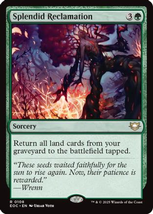 Commander: Edge of Eternities Splendid Reclamation #108