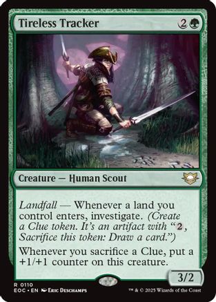 Commander: Edge of Eternities Tireless Tracker #110