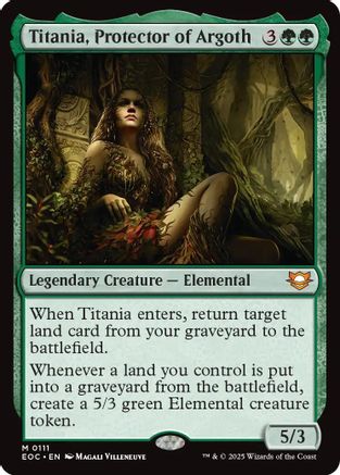 Commander: Edge of Eternities Titania, Protector of Argoth #111