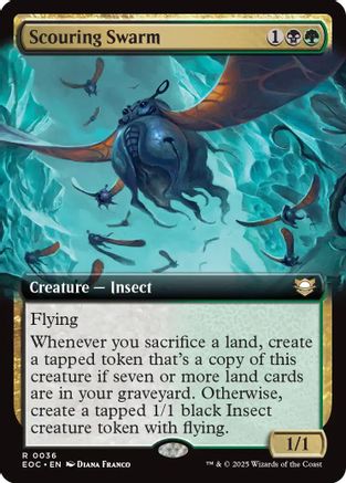 Commander: Edge of Eternities Scouring Swarm (Extended Art) #36