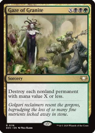 Commander: Edge of Eternities Gaze of Granite #116