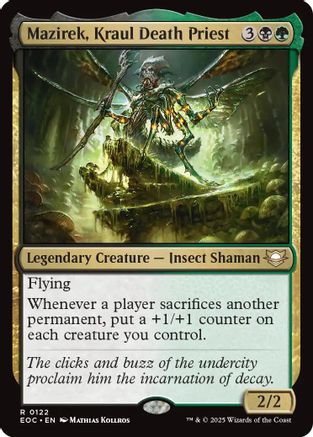 Commander: Edge of Eternities Mazirek, Kraul Death Priest #122