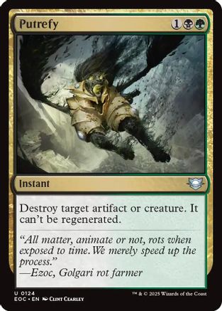 Commander: Edge of Eternities Putrefy #124
