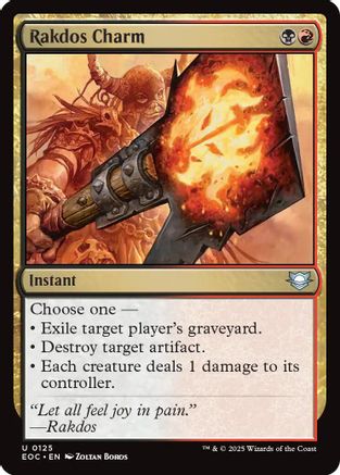 Commander: Edge of Eternities Rakdos Charm #125