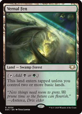 Commander: Edge of Eternities Vernal Fen #24