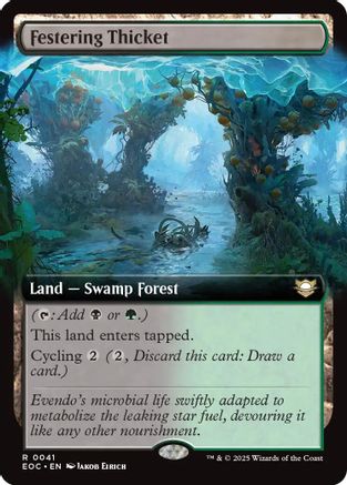 Commander: Edge of Eternities Festering Thicket (Extended Art) #41