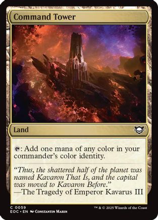 Commander: Edge of Eternities Command Tower #59