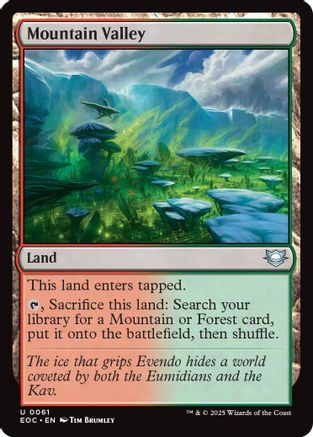 Commander: Edge of Eternities Mountain Valley #61