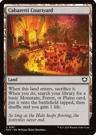 Commander: Edge of Eternities Cabaretti Courtyard #151