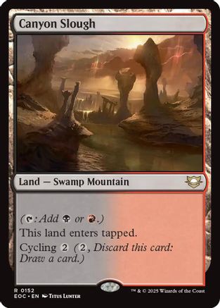 Commander: Edge of Eternities Canyon Slough #152