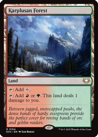 Commander: Edge of Eternities Karplusan Forest #164
