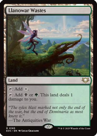 Commander: Edge of Eternities Llanowar Wastes #165