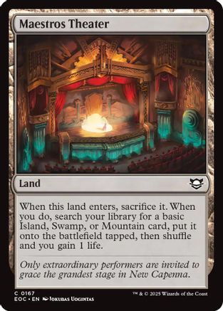 Commander: Edge of Eternities Maestros Theater #167