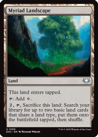Commander: Edge of Eternities Myriad Landscape #169