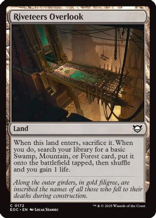 Commander: Edge of Eternities Riveteers Overlook #172