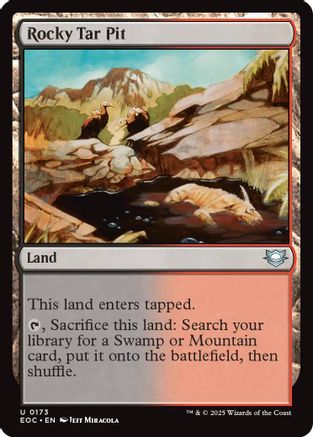 Commander: Edge of Eternities Rocky Tar Pit #173