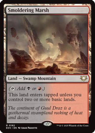 Commander: Edge of Eternities Smoldering Marsh #182