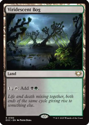 Commander: Edge of Eternities Viridescent Bog #190