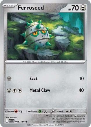 SV: White Flare Ferroseed #068