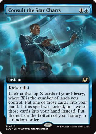 Edge of Eternities Consult the Star Charts (Extended Art) #325